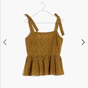 Madewell Rosalie Tie-Strap Top in Daisy Stitch BRAND NEW WITH TAGS Size S